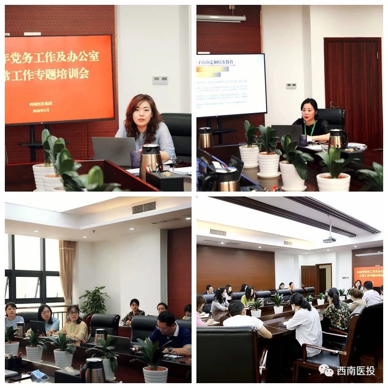 多舉措夯實業務基礎，高質量助推能力提升—西南醫投集團舉辦黨建及辦公系統實務操作專題培訓會